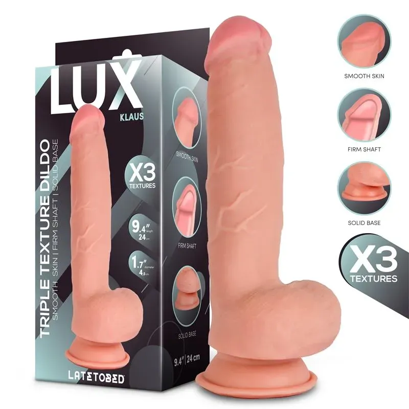 Klaus Dildo Triple Densidad con Testículos 9.4 – Dildos