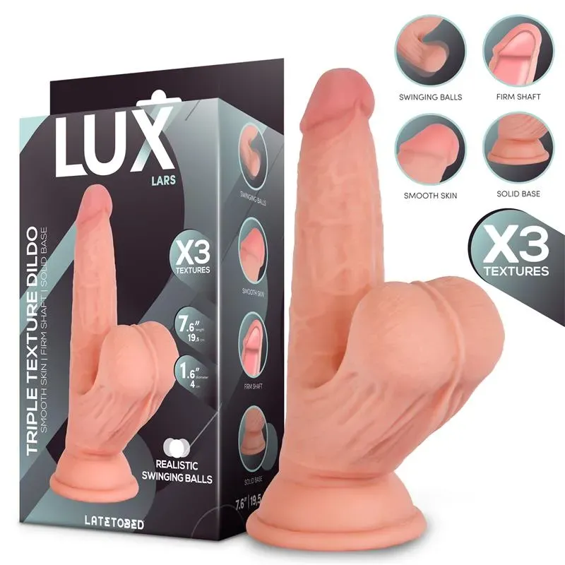 Lars Dildo Triple Densidad con Testículos Oscilantes 7.6 – Dildos