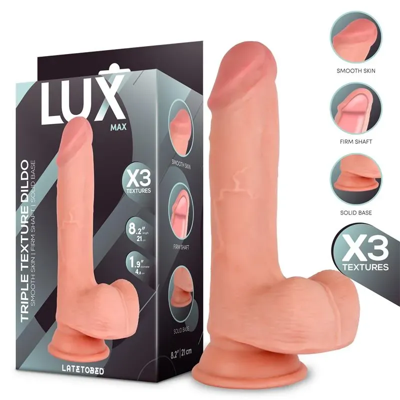 Max Dildo Triple Densidad con Testículos 8.2 – Dildos