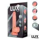 Brant Dildo Triple Densidad con Testículos 7.6