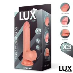 Brant Dildo Triple Densidad con Testículos 7.6