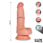 Hans Dildo Triple Densidad con Testículos 7.2