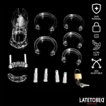 Jaula de Castidad Universal Long Transparente