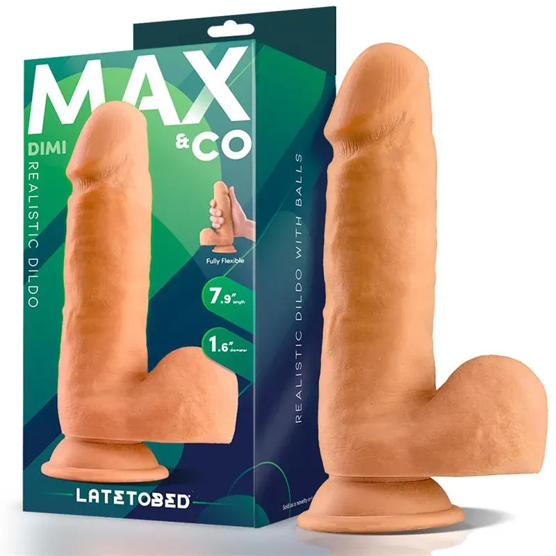 Dimi Dildo Realista con Testículos 7.9 Natural – Dildos
