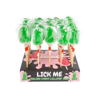Display Piruletas Pene Menta Efecto Frío 40 Pcs.