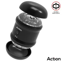 Thor Masturbador con Vibración Doble Orificio