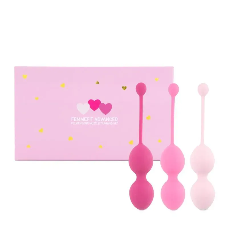 Femmefit Set 3 Bolas Ejercicios Avanzados de Suelo Pélvico – Bolas