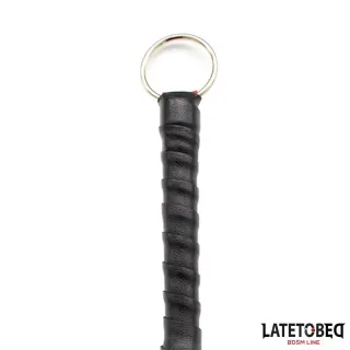 Flogger Mini Rojo y Negro 28cm