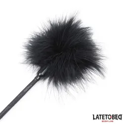 Plumero con Fusta Encaje y Lazo Negro