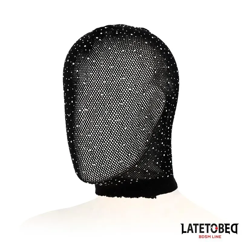 Máscara Rejilla con Brillantes y Lazo Ajustable – BDSM/Máscaras