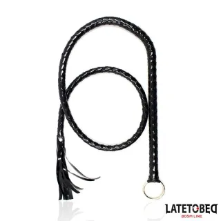 Látigo Negro Brillante 138cm