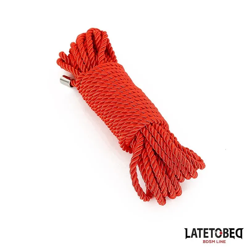 Cuerda de Bondage 10m Rojo – BDSM/Ataduras