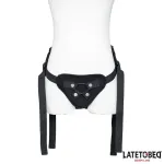 Arnés Strap On Encaje con Anillo Silicona Ajustable