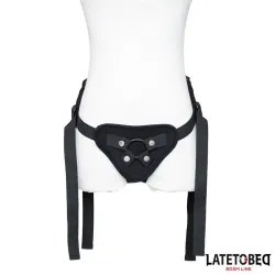 Arnés Strap On Encaje con Anillo Silicona Ajustable