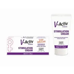 Hot V-Activ Stimulation Crema Estimuladora Femenina 50 ml