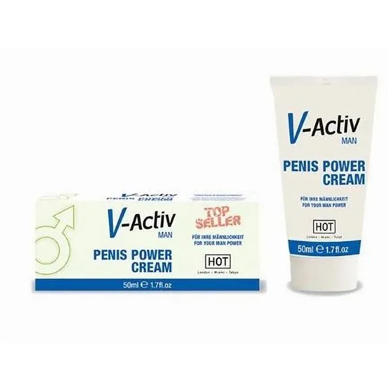 Hot V-Activ Penis Power Crema Potenciadora para Hombre 50 ml – Potenciadores