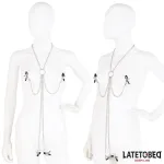 Pinzas para Pezones y Clitoris con Cadena