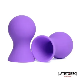 Succionador Pezones Silicona Púrpura