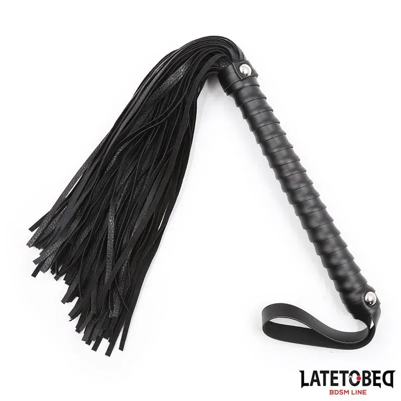Flogger Negro  48.5cm – Fustas, Floggers y Palas