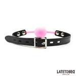 Mordaza Bola Silicona Rosa