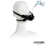 Mordaza con Bebedero Negro
