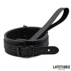 Set Collar y Correa Neopreno Negro