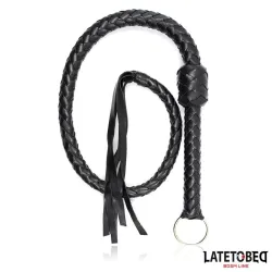 Látigo Trenzado Negro 116cm