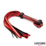Flogger Rojo y Negro  50cm