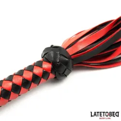 Flogger Rojo y Negro  50cm
