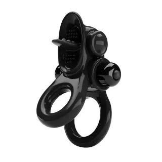 Passionate Anillo Doble para el Pene con Vibración