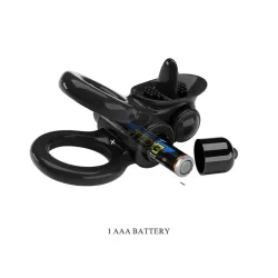 Passionate Anillo Doble para el Pene con Vibración