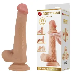 Tallen Dildo con Piel Deslizante-Retractil 22 cm