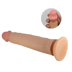Sharife Dildo con Piel Deslizante-Retractil 25 cm