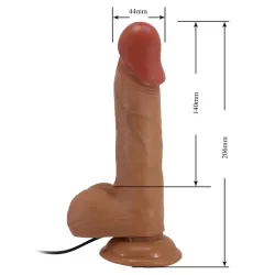 Catoblepas Dildo con Vibración y Control Remoto 8.1