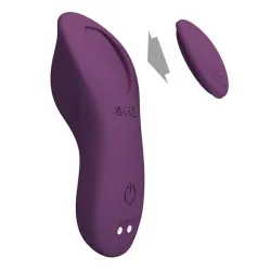 Mane Vibrador de Braguita con App Púrpura