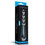 Dildo de Cristal que Brilla en la Oscuridad Twilight Gleam Rising Ripples
