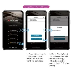 Aari Juguete para Parejas con Vibración y Golpeteo y APP