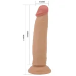 Keon Dildo con Piel Deslizante-Retractil 21 cm