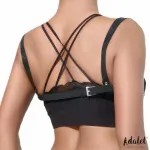 Karina Top Cuero Vegano con Cadenas Talla Única