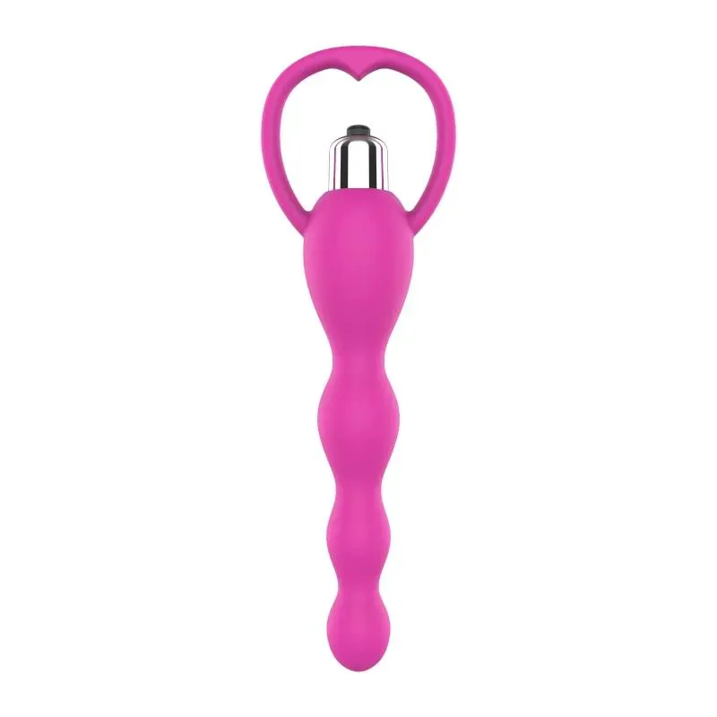 Cadena Anal con Vibración Rosa – Anal