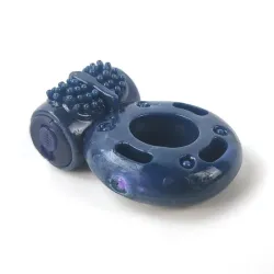 Anillo para el Pene con Vibración Azul