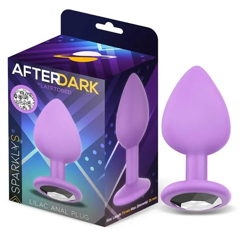 Sparkly Plug Anal Silicona Talla S Lilac – Anal