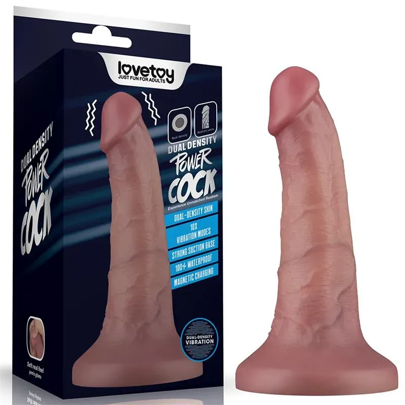 Dildo Dual Layer con Vibración 6 – Dildos