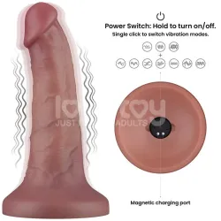 Dildo Dual Layer con Vibración 6