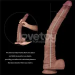 Dildo Dual Layered Articulable XXL 16