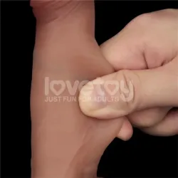 Sliding Pro Dildo Piel Deslizante-Retráctil Dual Layer 7.5