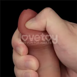 Sliding Pro Dildo Piel Deslizante-Retráctil Dual Layer 7.5