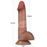 Sliding Pro Dildo Piel Deslizante-Retráctil Dual Layer 7.5