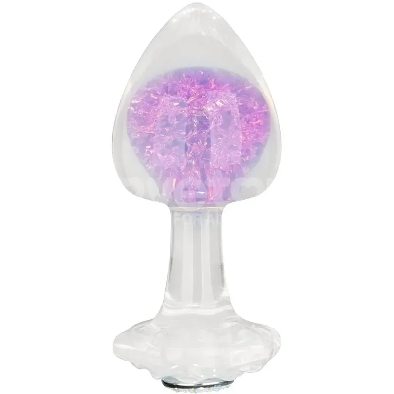 Gemoria Plug Anal de Silicona con Esfera de Cristal – Anal