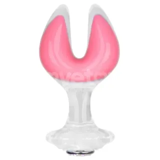 Gemoria Plug Anal Silicona Doble Punta Brilla en la Oscuridad